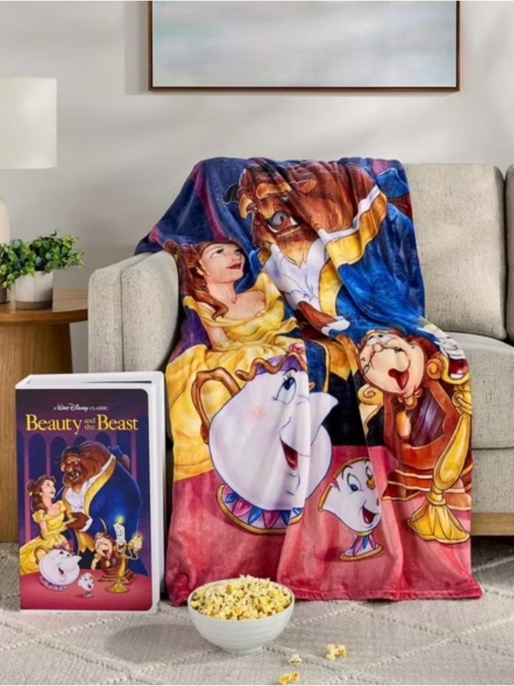 Disney Classic VHS Boxed Silk Touch Throw, 50" x 70"